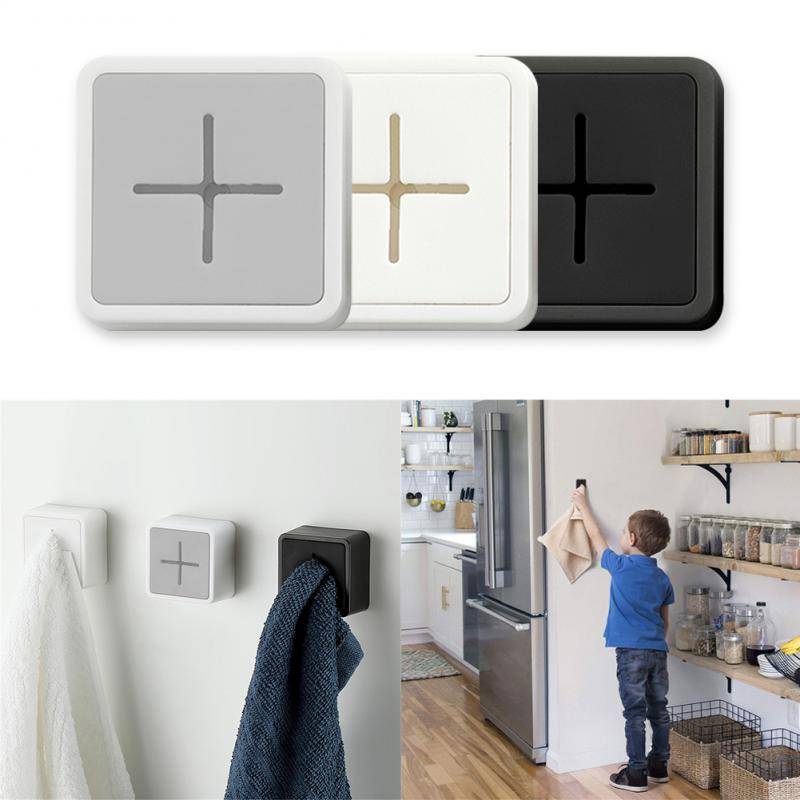 Stick-On Towel Hook Hub