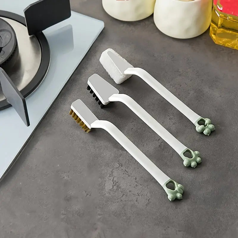 Versatile Kitchen Scrub Brush with Extended Handle