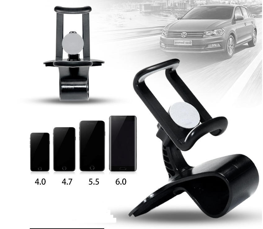 360-Degree Car Desk Phone Holder
