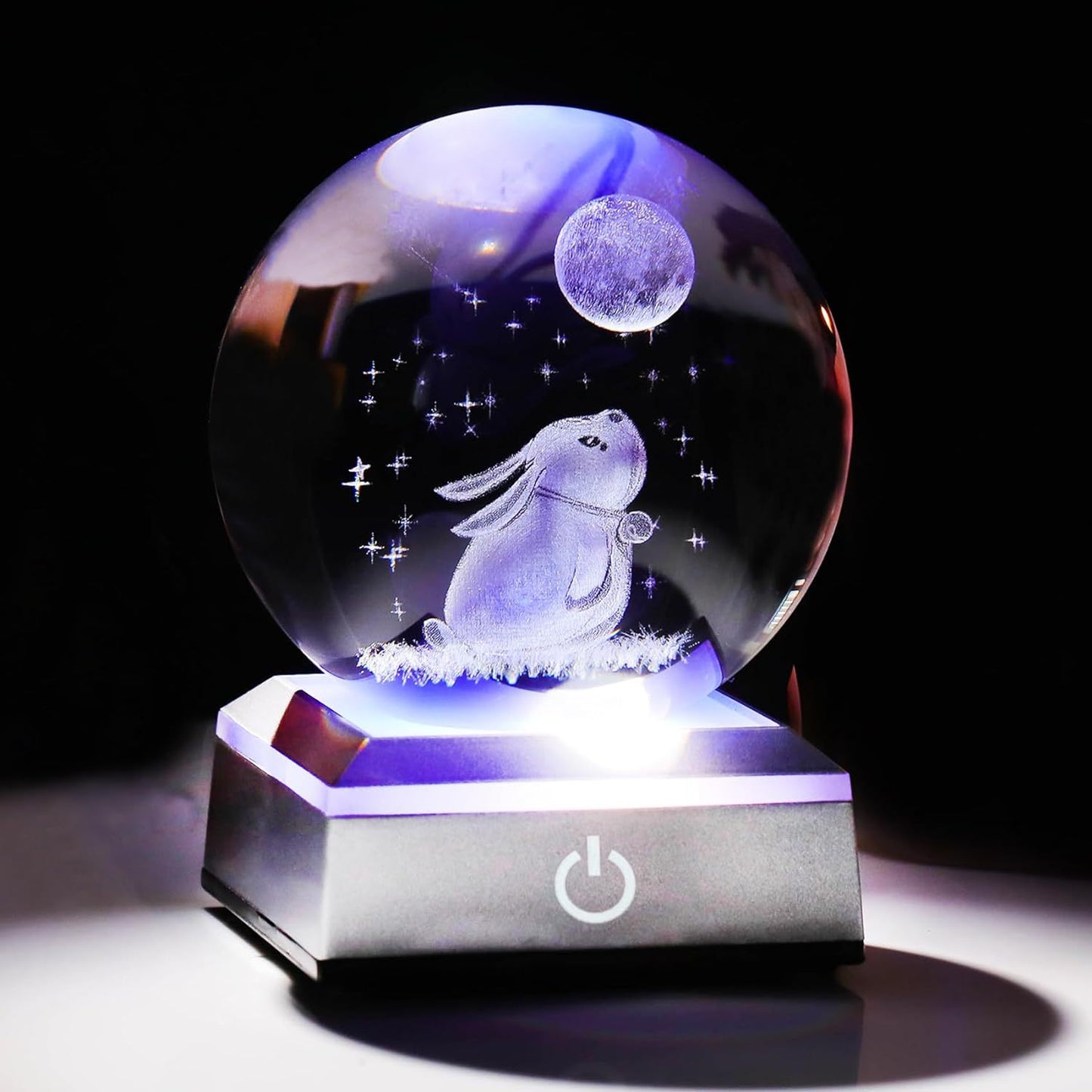 Galaxy Glow Crystal Ball Decor