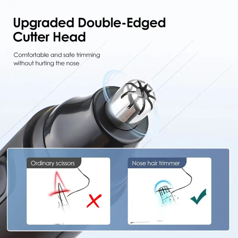 Dual-Power USB Nose & Hair Trimmer