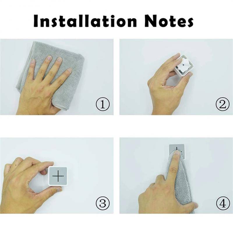 Stick-On Towel Hook Hub