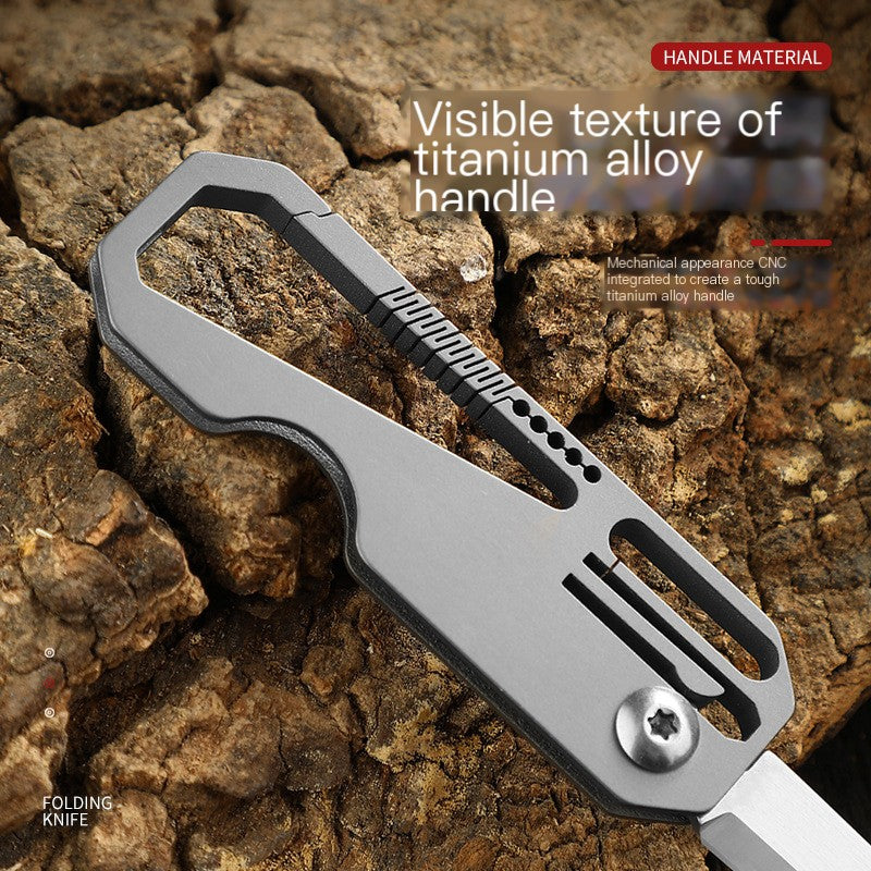 Titanium Compact EDC Keychain Cutter