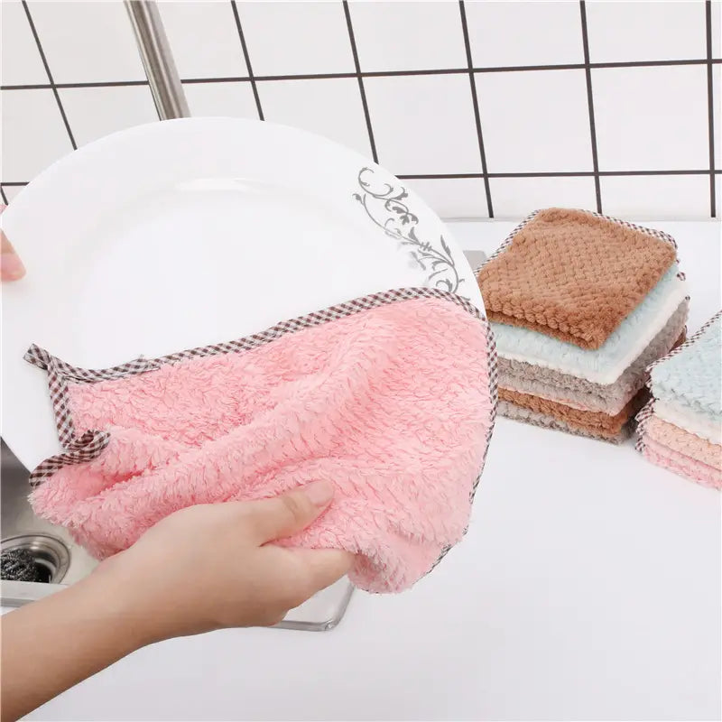 Twin-Side Pineapple Kitchen Cloths