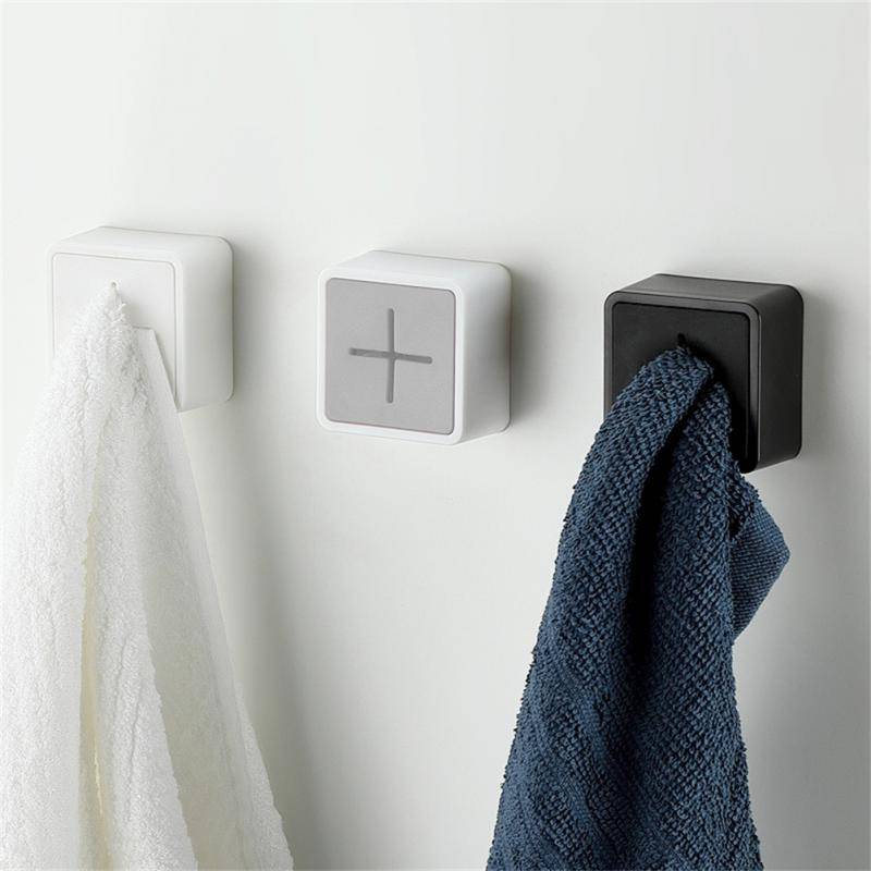 Stick-On Towel Hook Hub