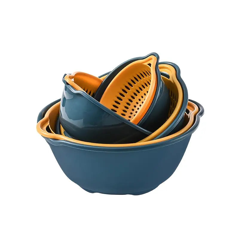 6-Piece Stackable Kitchen Colander Kit