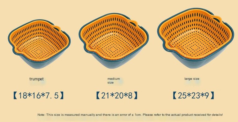 6-Piece Stackable Kitchen Colander Kit