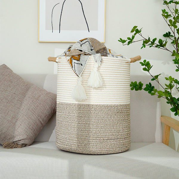 Elegant Cotton Rope Baskets