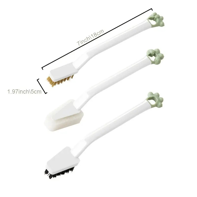 Versatile Kitchen Scrub Brush with Extended Handle