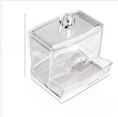 Clear Acrylic Cotton Swab Organizer