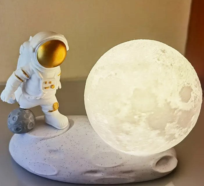 Cosmic Touch Moon & Astronaut Light