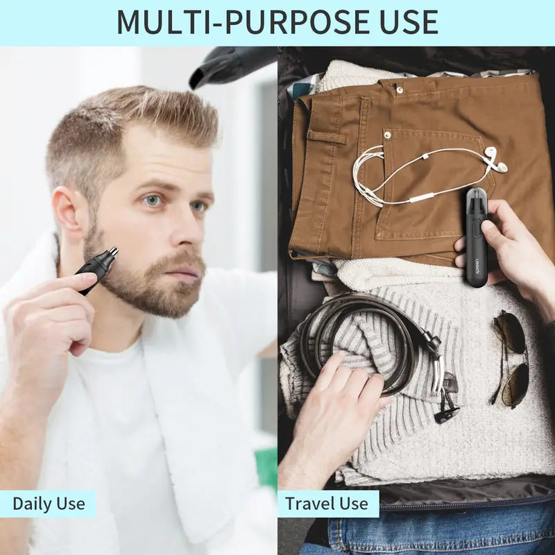 Dual-Power USB Nose & Hair Trimmer