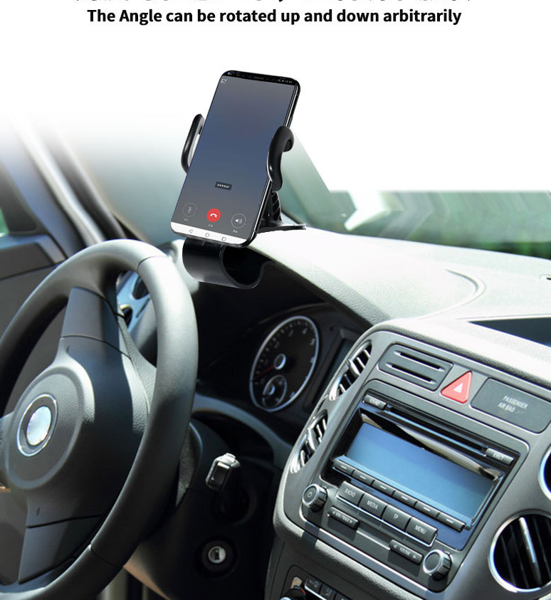 360-Degree Car Desk Phone Holder
