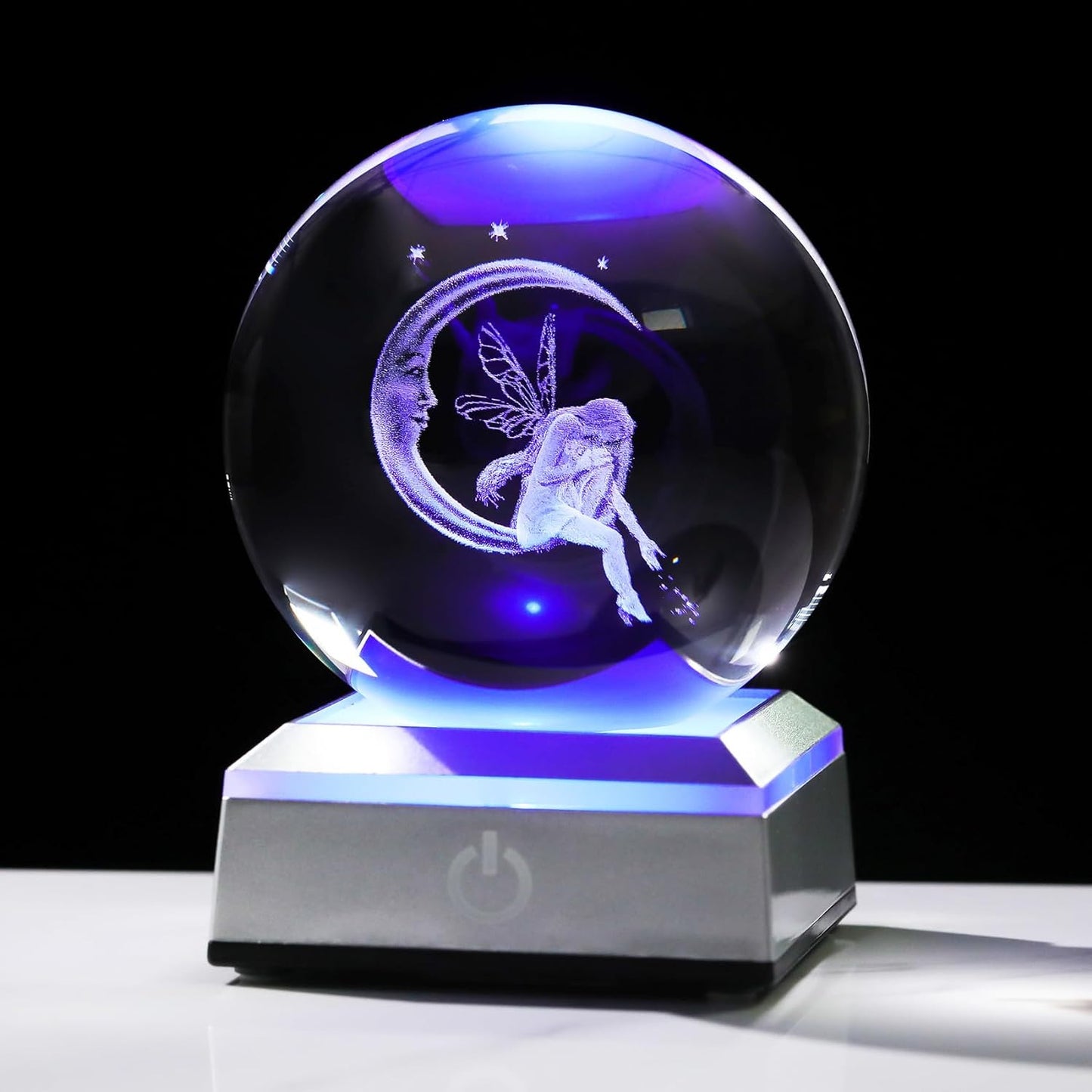 Galaxy Glow Crystal Ball Decor