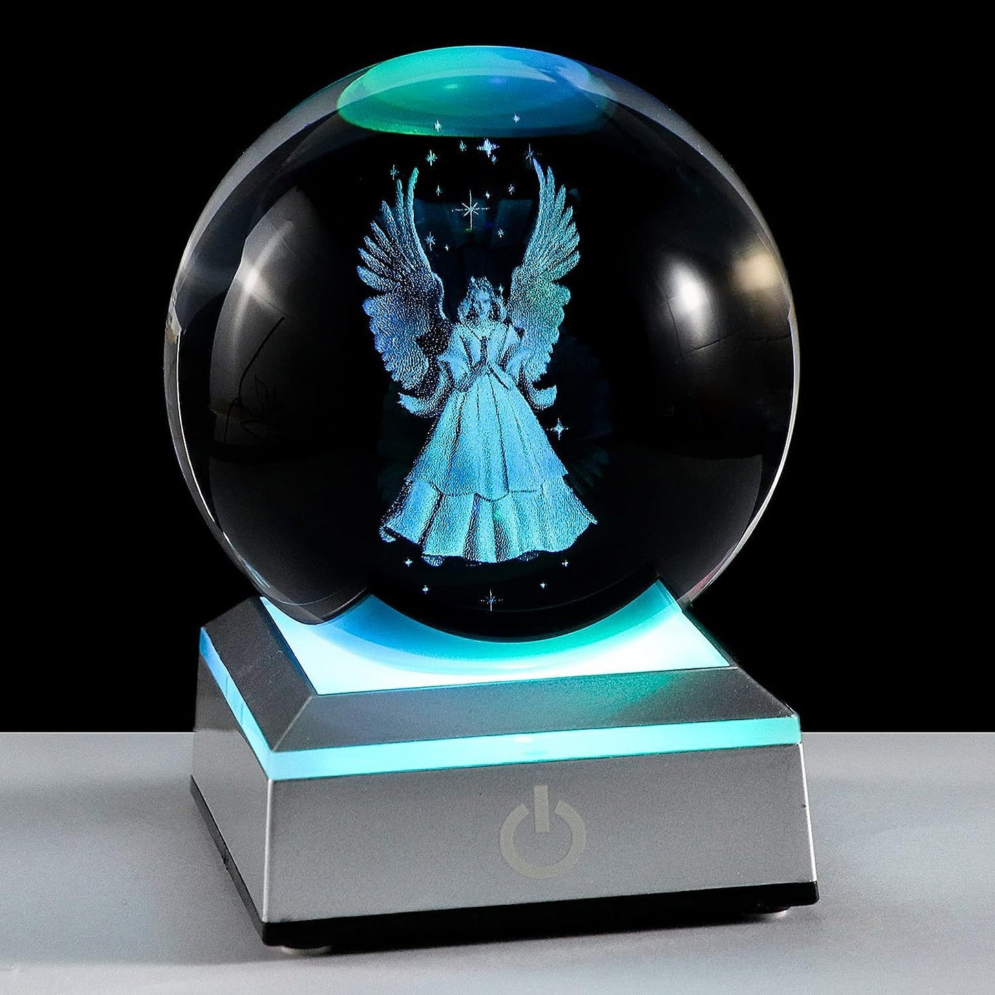 Galaxy Glow Crystal Ball Decor