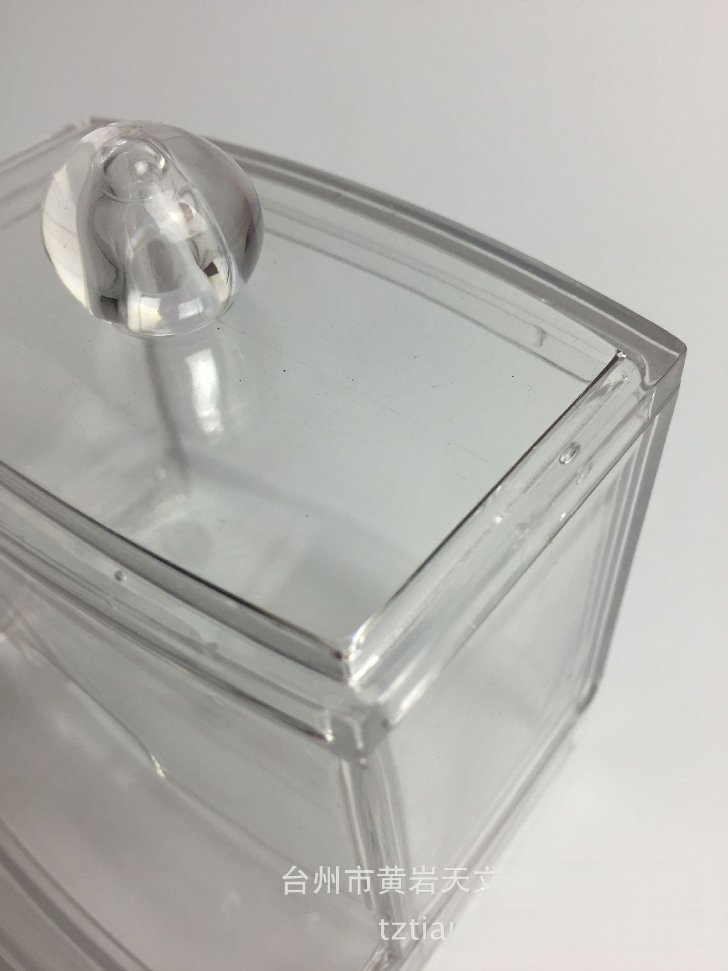Clear Acrylic Cotton Swab Organizer