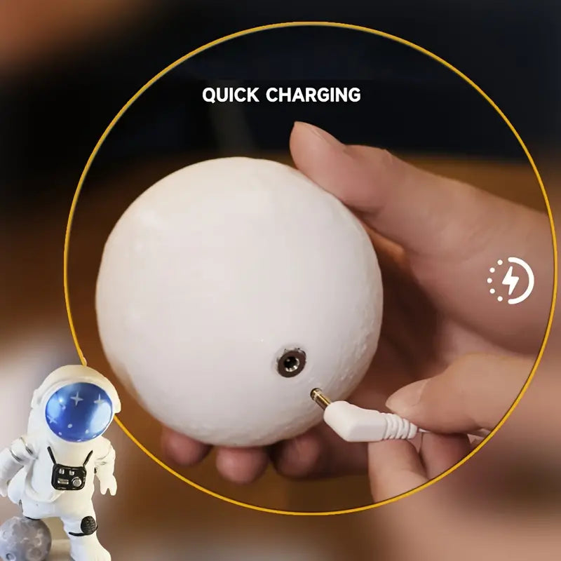 Cosmic Touch Moon & Astronaut Light
