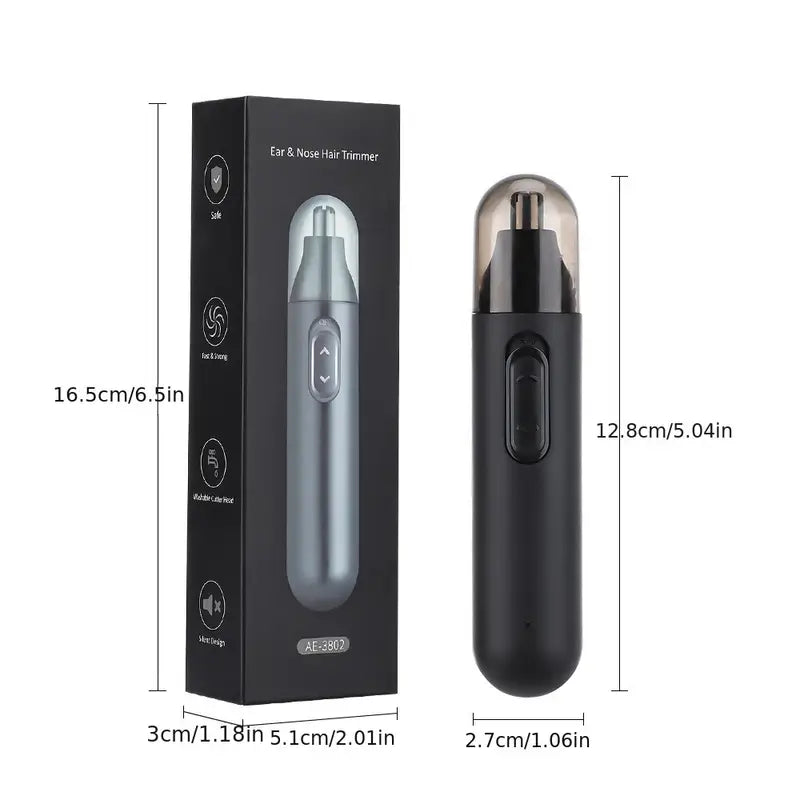 Dual-Power USB Nose & Hair Trimmer
