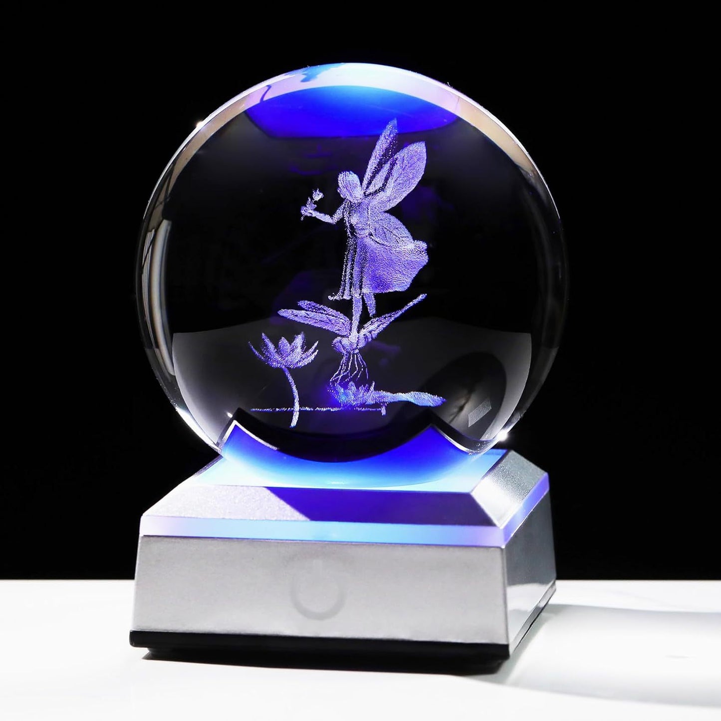 Galaxy Glow Crystal Ball Decor