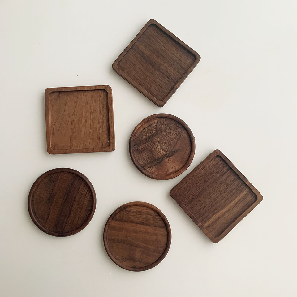 Japanese Walnut Artisanal Coaster