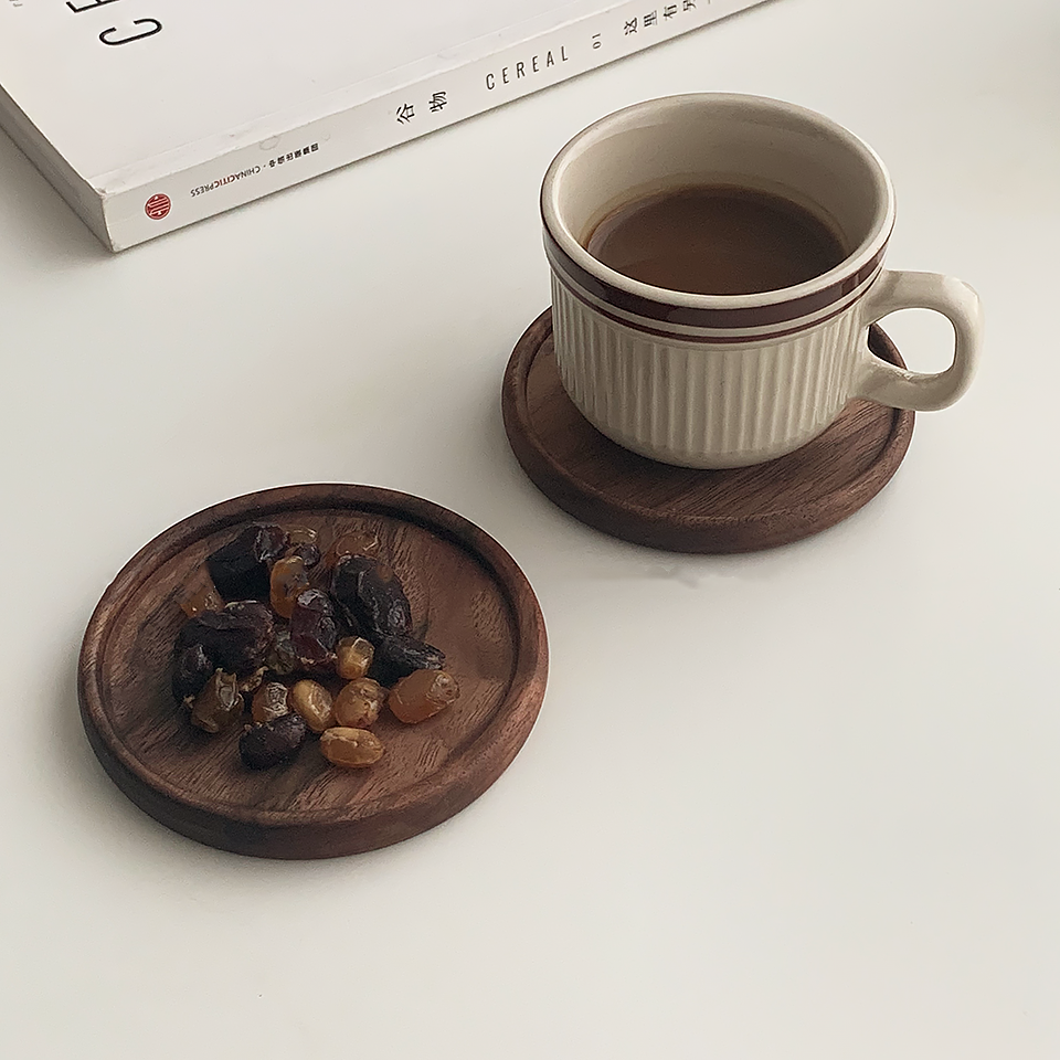 Japanese Walnut Artisanal Coaster