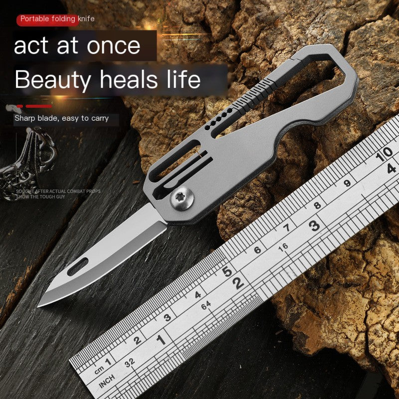 Titanium Compact EDC Keychain Cutter