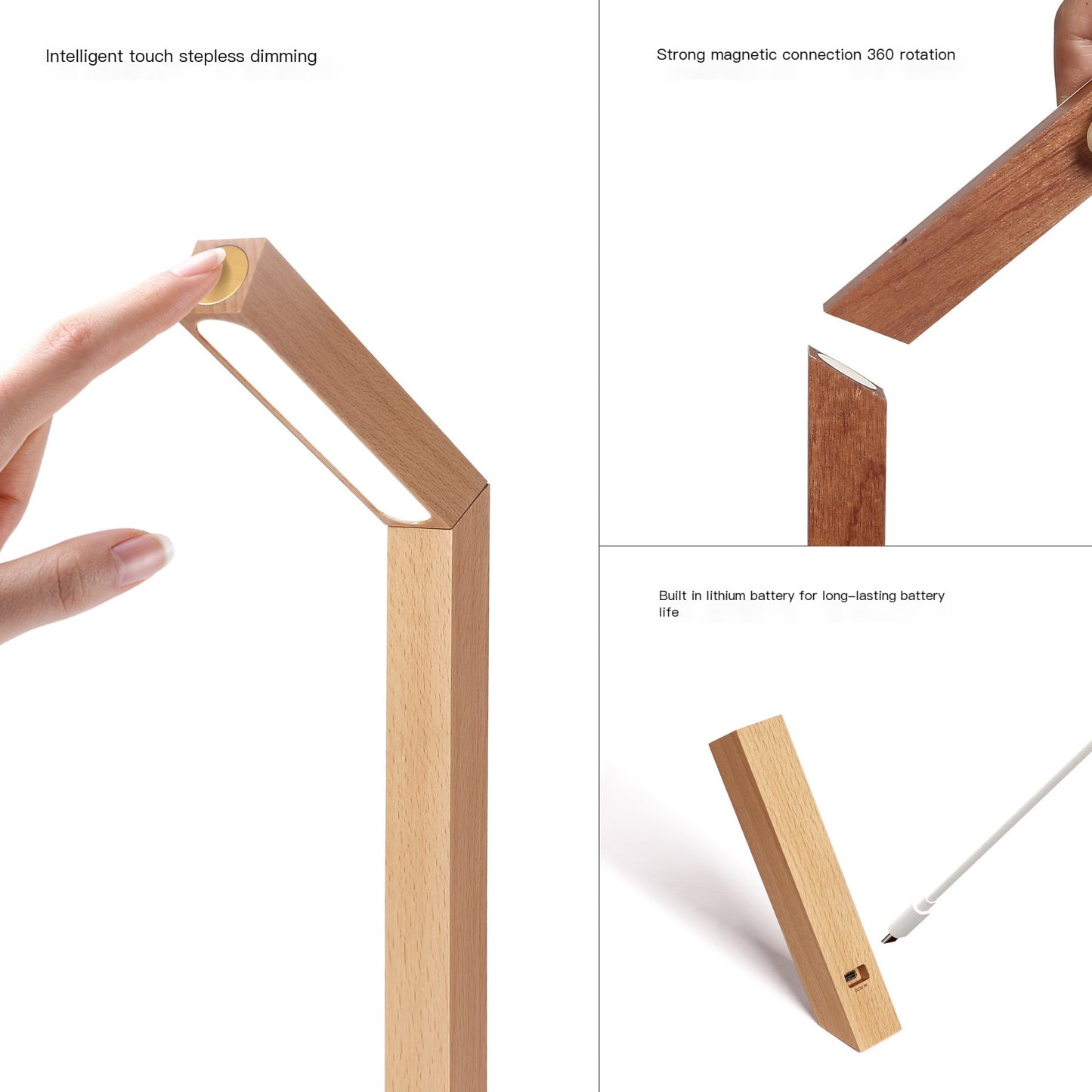 Eco-Friendly Modern Bedside Lamp