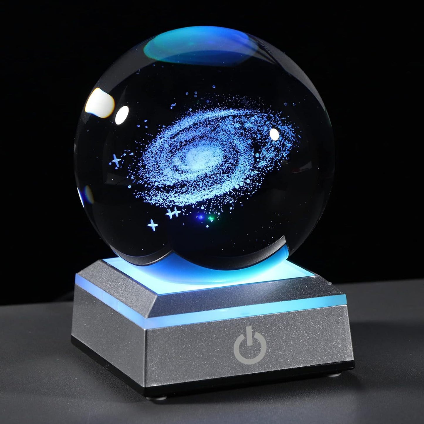 Galaxy Glow Crystal Ball Decor