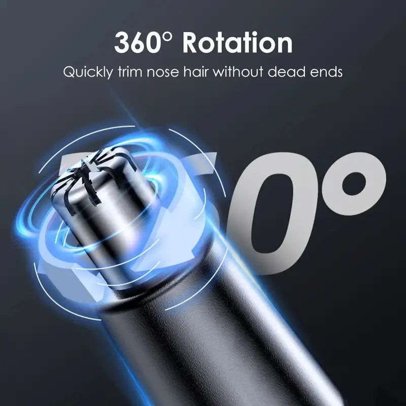 Dual-Power USB Nose & Hair Trimmer