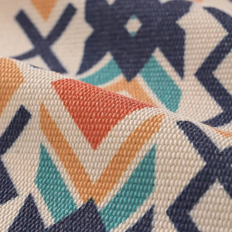 Boho Chic Linen-Cotton Sofa Pillow