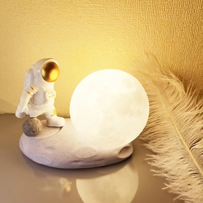 Cosmic Touch Moon & Astronaut Light