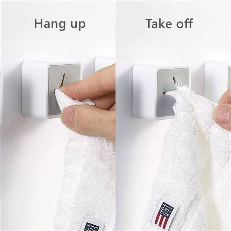Stick-On Towel Hook Hub