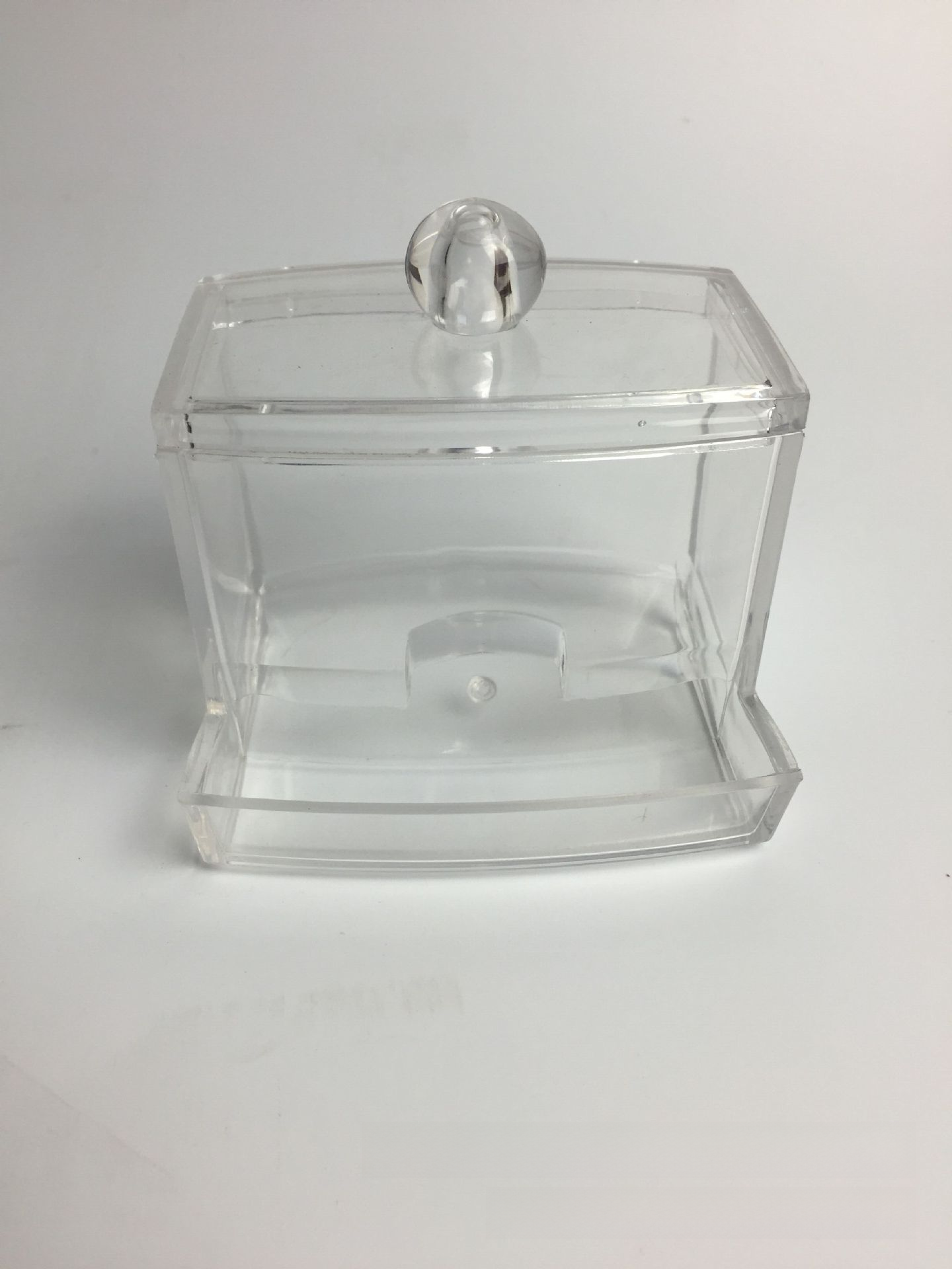 Clear Acrylic Cotton Swab Organizer
